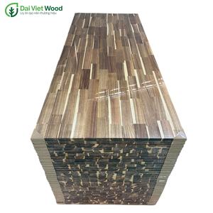 Madera de junta de dedo de Acacia para encimeras de cocina Aplicación de aceite de cera de madera - Product Image 3