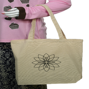 Bolsa de Compras de Lona 100% Algodón Orgánico con Logotipo Personalizado Impreso por Sublimación, Bolsa de Supermercado Reutilizable - Product Image 6