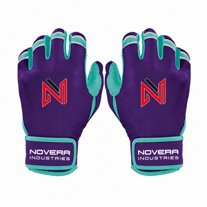 NOVERA INDUSTRIES Customizable Sheepskin Leather Hook Loop Closure Quick-Dry Lightweight Short Cuff Batting <b>Gloves</b> - Product Image 1