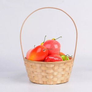 Panier écologique avec poignée paniers au prix le moins cher pour les cadeaux de Noël paniers en bambou durables les plus vendus - Product Image 2