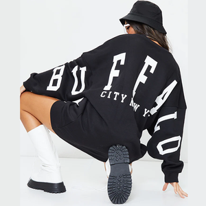 High Quality new addition Wholesale Plain <b>sweatshirts</b> Logo Printing Embroidery Unisex Custom Heavyweight sweat shirts for women - Product Image 1