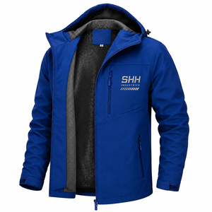 Chaqueta Softshell Impermeable para Hombre, Cortavientos, Ropa de Trabajo para Exteriores, Logotipo Personalizado, Cierre Completo, Transpirable, Ecológica, con Estampado - Product Image 1