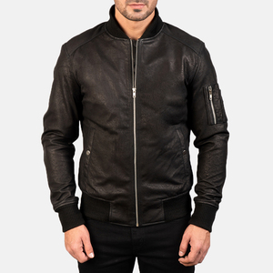 Top Trending Men's <b>Slim</b> <b>Fit</b> Biker Leather <b>Jacket</b> High Street Style Leather <b>Jacket</b> High Quality Fashion Coated <b>jacket</b> for men - Product Image 4