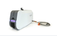 Mesin Pencetak Kartu ID Plastik PVC IDP Smart 51S Pencetakan Satu Sisi Antarmuka USB/Ethernet Resolusi 300dpi Garansi 3 Tahun