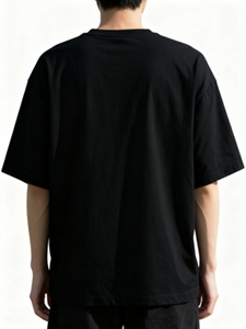 เสื้อยืดฮิปฮอปประดับเพชรเทียม แขนสั้น คอกลม ลายจุดวิบวับ ทรงโอเวอร์ไซส์ สตรีทแวร์ รับผลิตแบบ OEM ODM - Product Image 2