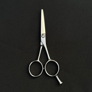 Ciseaux de coiffure professionnels en acier inoxydable de 4,5 pouces, droits, avec pointe de lame affûtée, pour droitiers, ciseaux de précision pour salon - Product Image 4