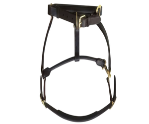 Harnais en cuir de cheval personnalisé, de qualité supérieure, avec embout de nez rembourré, quincaillerie or rose, pour dressage, course de chevaux, entraînement, sur mesure - Product Image 5