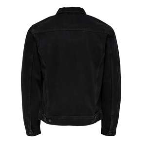 Chaqueta vaquera informal de otoño con botones para hombre, estilo oversize - Product Image 2