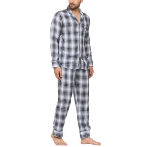 Conjunto de Pijama de Satén para Hombre, 2 Piezas, el Más Vendido y Más Solicitado, Ropa de Dormir Transpirable - Product Image 2