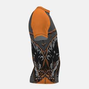 Camiseta de compresión de alta calidad para hombre, Rashguard de Jiu Jitsu con estampado digital personalizado, Rash Guard BJJ de media manga 2026 al por mayor - Product Image 2