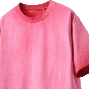 เสื้อยืดทรงหลวม ระบายอากาศได้ดี ราคาถูก ผ้าหนา ซักแล้ว ทรงดรอปโชว์เดอร์ สำหรับผู้หญิงและผู้ชาย ขายส่ง ลายสโตนวอช/แอซิดวอช - Product Image 3