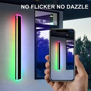 2 confezioni di luci da parete LED RGB da esterno lunghe da 60 pollici con telecomando da parete regolabile da 5,1 pollici IP65 impermeabile per parete - Product Image 2
