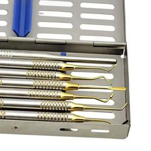 Sambrialmed International Gold Dental Composite Filling Instruments Kit Set Of 7 Pieces Restorative Manual SI-02-7000 - Product Image 6
