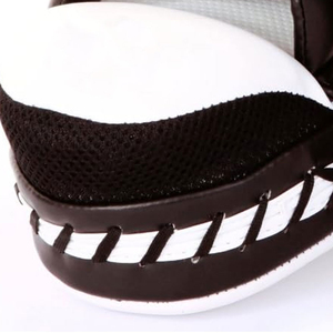 Almohadilla de Boxeo de Material PU, Transpirable y Duradera, Equipo de Entrenamiento para Práctica de Kickboxing, Color Blanco y Negro, para Todas las Estaciones - Product Image 4
