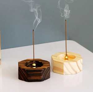 New Style Wooden Wood Pattern Bakhoor Wedding Religious Aromatic Fragrance Durable Wood Incense <b>Burner</b> Stick Holder - Product Image 6