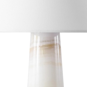 Premium Marble Living Room Lamp With Smooth Tapered Structure And Sophisticated Modern Decorative Presence - Product Image 4