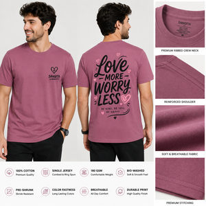 Camiseta de Manga Corta para Hombre, Color Verde Oliva, Cuello Redondo, Corte Regular, Tela de Rizo, Ecológica, Casual, Estampado por Transferencia de Calor, 100% Algodón - Product Image 2