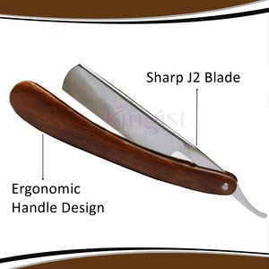 Professional High Quality Straight Edge Shaving Razor With Turkish Styles Handle Disposable for Men's Face Body Use for <b>Barbers</b> - Product Image 3