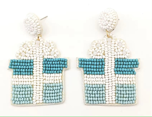 Nuevos Pendientes de Lazo con Cuentas, Accesorios de Joyería Elegantes y Chic, Pendientes de Lazo con Perlas y Cuentas de Mariposa Tricolor - Product Image 1