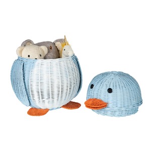 Cesta de ratán con forma de pingüino, cesta de almacenamiento hecha a mano, venta al por mayor, ecológica, hecha en Vietnam - Product Image 3