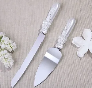 Elegante juego de servir de metal hecho a mano para queso y postres, ideal para recepciones de boda y mesas de postres, decoración elegante para el hogar. - Product Image 1