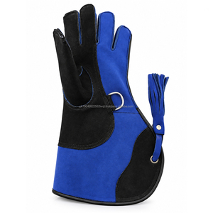 Custom Made Falconry <b>Gloves</b> Premium Leather Hawk Handling <b>Gloves</b> Long Forearm Protective <b>Gloves</b> OEM ODM Factory Direct Wholesale - Product Image 2