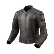 Veste de moto unisexe de haute qualité, en nylon/coton, imperméable et coupe-vent, avec protection des coudes et col ras du cou - Product Image 1