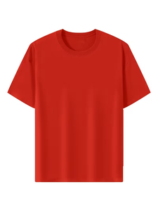 T-shirts d'été décontractés pour hommes fabriqués en usine – Tissu doux, respirant, couleur unie, coupe ajustée, respectueux de la peau - Product Image 3