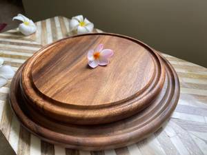 เขียงไม้ธรรมชาติสำหรับหั่นเนื้อผักและขนมปัง - Product Image 1