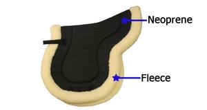 Couverture de cheval en peau de mouton anglaise - Product Image 5