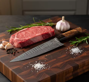 Best Seller PRESTIGE BLADES High Quality 8 Inch Chef <b>Knife</b> 67 Layer Damascus Steel Sharp Ambidextrous Dishwasher <b>Safe</b> Cut - Product Image 5
