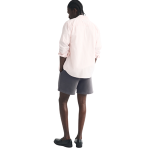 Custom <b>Men's</b> Grey Fleece <b>Shorts</b> <b>Elastic</b> <b>Waist</b> Drawstring Side Pockets Back Patch Pocket Daily Lounge Wear Wholesale Plain <b>Shorts</b> - Product Image 2