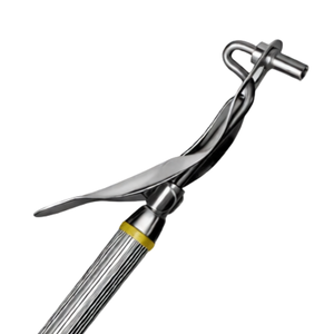 เครื่องมืออุดฟันอะมัลกัมแบบสองด้าน ขนาด 8 นิ้ว (20.3 ซม.) หัวจัมโบ้ขนาดใหญ่ ทำจากสแตนเลสสตีล ด้ามจับตามหลักสรีรศาสตร์ - Product Image 3