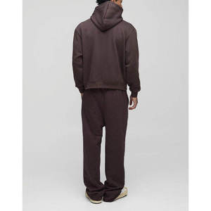 Sudadera con Capucha de Textura Lavada y Cómoda para Hombre, Tacto Suave, Corte Relajado, Ropa Casual para el Día a Día - Product Image 2