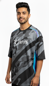 T-shirt tendance pour homme, style urbain, surdimensionné, sublimation, streetwear décontracté, coupe ample - Product Image 4