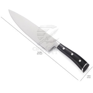 Couteaux de cuisine professionnels de haute qualité en acier et bois, en vente en ligne - Product Image 3