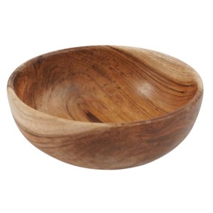 Eco-Friendly Acacia <b>Wood</b> Salad Bowl Modern <b>Triangle</b> Design Three-Sided Handcrafted Natural <b>Wood</b> Serving Bowl for Kitchen Decor - Product Image 3