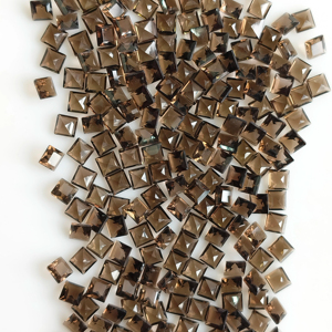 ควอตซ์สโมคกี้ธรรมชาติ 4 มม. ทรงสี่เหลี่ยมเจียระไนแบบสเต็ปคัท คุณภาพดีที่สุด พลอยเม็ดเดี่ยวสำหรับทำเครื่องประดับและสร้อยคอ - Product Image 4