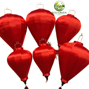 Traditional Vietnamese Hoi An Lantern Handmade Decor Lamp for Asian Restaurant Tea House and Cultural Events - Product Image 2