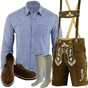 Ensemble complet décontracté pour homme en cuir, idéal pour les festivals d'été, grandes tailles, tenue de soirée, costumes de fête - Vente chaude - Product Image 4