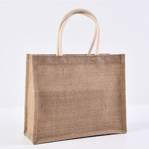 Eco Conscious Jute Shopping Tote <b>Bag</b> for Retail Stores and Promotions - Product Image 3