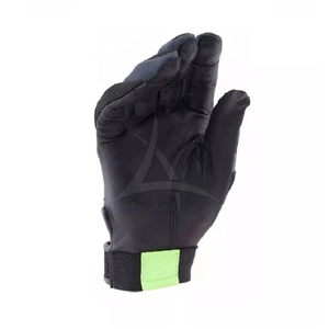 Gants de frappeur de baseball/softball en cuir personnalisés pour gauchers, durables, de haute qualité, légers, respirants, rembourrés, avec fermeture auto-agrippante - Product Image 3
