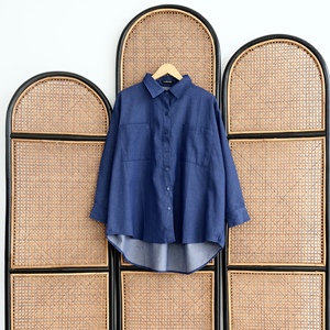 Women's <b>Denim</b> Sets Shirt & Skirt in Durable <b>Denim</b> <b>Material</b> - Product Image 3