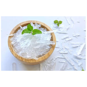 Cristales de L-Mentol 99%+ Mentha Arvensis Levomentol Grado USP CAS 2216-51-5 Materia Prima de Menta para Uso Farmacéutico - Product Image 1