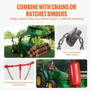 Gancio di traino per impieghi gravosi da 3/8 pollici in acciaio forgiato G70, confezione da 6, saldabile, compatibile con modelli di trattori - Product Image 4