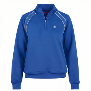 Chaqueta Médica Personalizada al por Mayor con Cierre de Cremallera, Sudadera con Cuello Alto y Puños Acanalados, Chaquetas de Uniforme sin Logotipo - Product Image 2