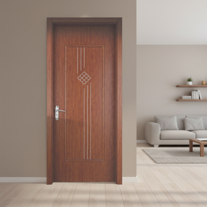 Puerta Corredera Moderna de MDF Resistente al Agua y a la Humedad con PVC Antideslizante para Uso Interior en Hoteles y Apartamentos, Hecha en Vietnam - Product Image 1