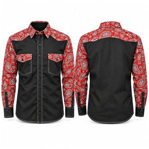 Camisas de Soldadura de Alta Visibilidad, Ligeras y Transpirables, Estilo Occidental, 100% Algodón, Camisa para Hombre con Logotipo Personalizado - Product Image 1