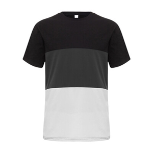 T-shirt Homme Personnalisé à 3 Nuances de Couleurs, Coton Premium, Coupe Décontractée, Usage Quotidien et Week-end, Fournisseur d'Usine OEM ODM - Product Image 1