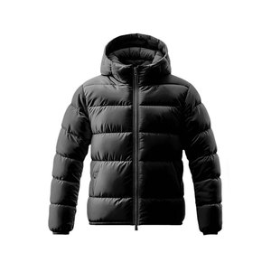 Chaquetas Acolchadas Personalizadas de Alta Calidad, Chaqueta Acolchada de Doble Cara para Invierno, Chaqueta con Capucha Desmontable Brillante para Hombre - Product Image 1